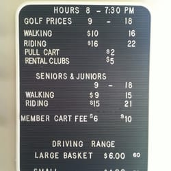 Alpine Meadows Golf Course - Prices