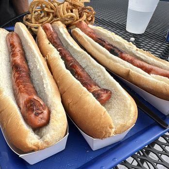 Lumberjacks Patio Grill - Foot long hot dogs and curly fries - American Near Me - North Tonawanda, New York