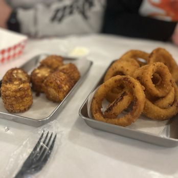 L.A. Crazy Crab - CAJUN FRIED CORN and FRIED ONION - Seafood Near Me - Los Angeles, California