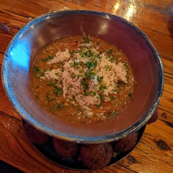 The Parish - Guedry's Gumbo w/ Hushpuppies for $18. - Gastropubs Near Me - Tucson, Arizona