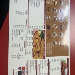 The overall menu