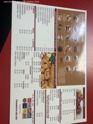 Menu photo 5 J Wings Birmingham, AL