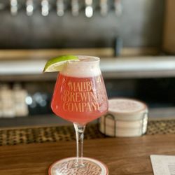 Malibu Brewing - This was the rose lager brew with strawberry topped with Prosecco. Amazing!