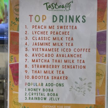 Tastea - Top Drinks - Coffee & Tea Near Me - Rowland Heights, California Tastea - Top Drinks - Coffee & Tea Near Me - Rowland Heights, California