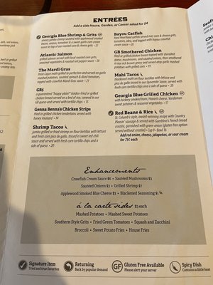 Menu photo 8 Georgia Blue Flowood, MS
