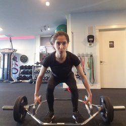 Columbia Fit - Deadlifting 115 lb. at Columbia Fit personal training studio!!
