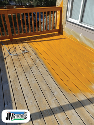 Deck + Painting Services - JMG Contruction Services LLC is a leading construction company that specializes in landscaping and painting services, and we are committed to providing our clients with the best possible experience. One of the main advantages of working with us is our extensive experience and expertise in the remodeling and construction industry. Our team has years of experience in landscaping and painting, enabling us to deliver high-quality services and exceptional end results.