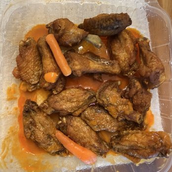 Jim's Wings - Added carrots for perspective. - American Near Me - Fort Collins, Colorado Jim's Wings - Added carrots for perspective. - American Near Me - Fort Collins, Colorado