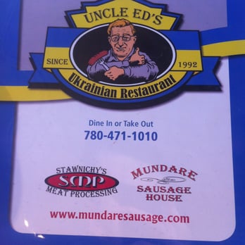 Uncle Ed's Restaurant - Menu - Ukrainian Near Me - Edmonton, Alberta