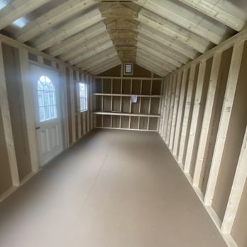 Capitol Sheds - The inside of the shed. Look at the space and quality. - Carpenters Near Me - Barboursville, Virginia Capitol Sheds - The inside of the shed. Look at the space and quality. - Carpenters Near Me - Barboursville, Virginia