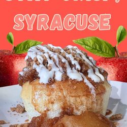 SINBUN - Stay Crisp, Syracuse. The Apple Crisp Bun is back on our Fall menu
