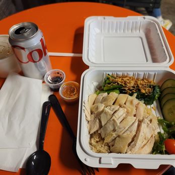 Hainan Jones - My lunch, poached chicken over rice and a few veggies. Hit the spot real good. - Chinese Near Me - Brooklyn, New York Hainan Jones - My lunch, poached chicken over rice and a few veggies. Hit the spot real good. - Chinese Near Me - Brooklyn, New York