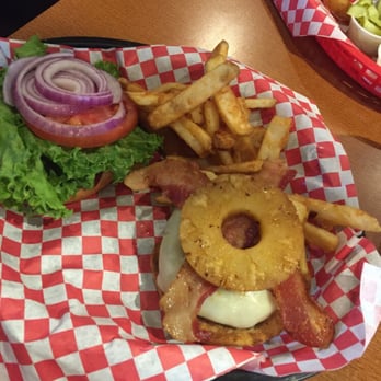 Basement Burger Bar - Tropical burger! Looks yummy!! - Salad Near Me - Canton, Michigan Basement Burger Bar - Tropical burger! Looks yummy!! - Salad Near Me - Canton, Michigan