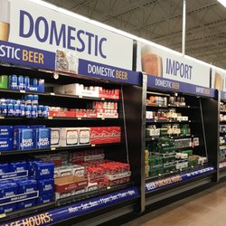 Walmart - Chilled beer section