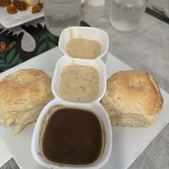 The Fancy Biscuit - Gravy sampler - Breakfast & Brunch Near Me - Richmond, Virginia The Fancy Biscuit - Gravy sampler - Breakfast & Brunch Near Me - Richmond, Virginia