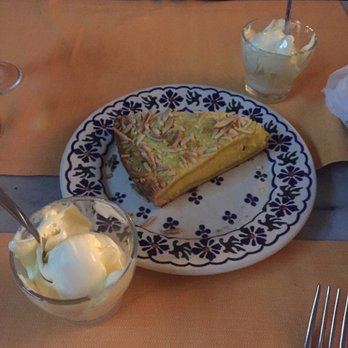 Perseus - We asked our waiter to surprise us for dessert. We had a lovely custard pie and creme. - Tuscan Near Me - Florence, FI