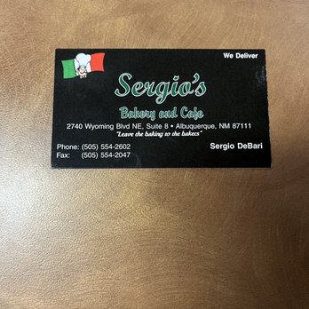 Sergio's Bakery and Cafe - Bakeries Near Me - Albuquerque, New Mexico