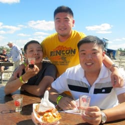 Chuck's Fest - Chillin' in the outdoor seating enjoying the food and drinks