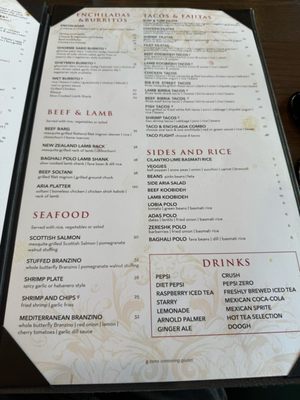 Menu photo 8 Aria Kitchen Irvine, CA
