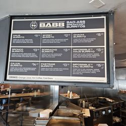 Bad - Ass Breakfast Burritos - Menu