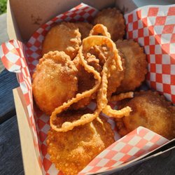 Family Box (comes with 12 empanadas, 4 salsas, and 3 drinks)