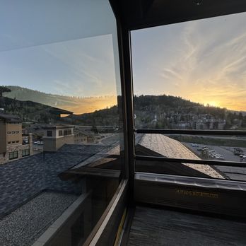 Brasserie 7452 - View from the fanicular (similar to a gondola) - Cocktail Bars Near Me - Park City, Utah