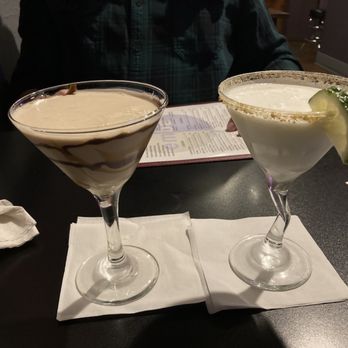Embe Eatery and Lounge - Keylime pie and tiramisu martini - both excellent! - Lounges Near Me - Galena, Illinois