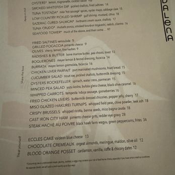 Magdalena - 3.29.25 menu - Cocktail Bars Near Me - Indianapolis, Indiana