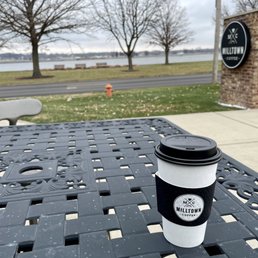 Milltown Coffee, views from the front patio area.