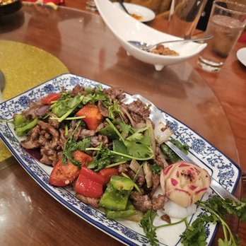 Sky Pavilion - Cumin Lamb. $16.95 Very tasty and reasonably priced - Szechuan Near Me - New York, New York Sky Pavilion - Cumin Lamb. $16.95 Very tasty and reasonably priced - Szechuan Near Me - New York, New York