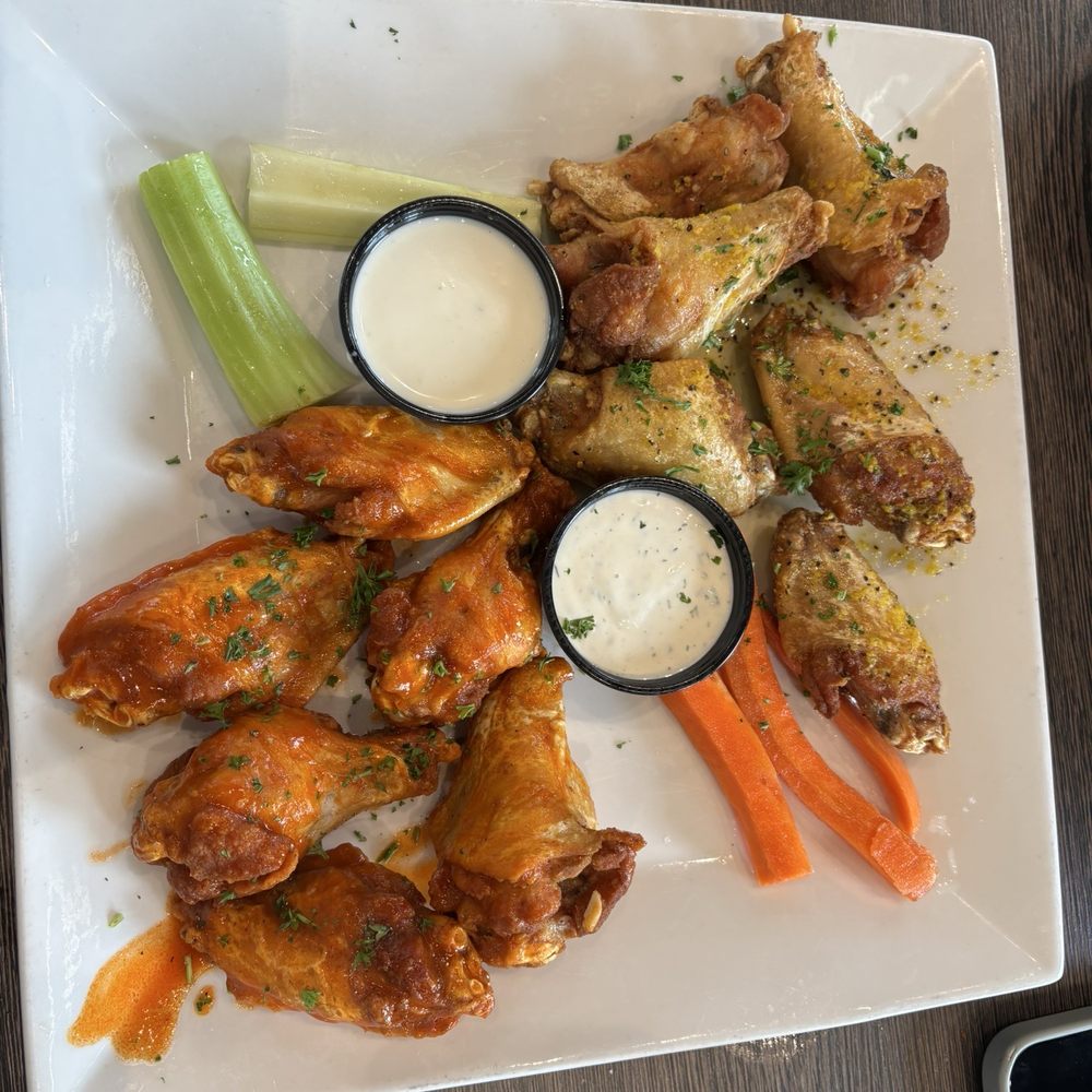 1/2 Lemon pepper 1/2 buffalo 1/2 Lemon pepper 1/2 buffalo