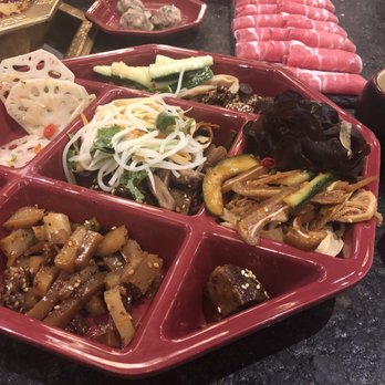 XiangZi Hotpot - Same cold dishes taken from food counter - Hot Pot Near Me - Markham, Ontario XiangZi Hotpot - Same cold dishes taken from food counter - Hot Pot Near Me - Markham, Ontario