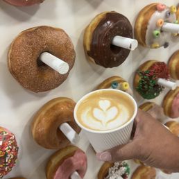 Donuts and coffee
