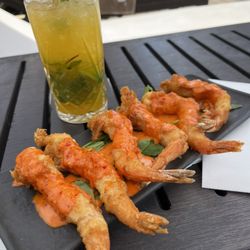 Purobeach - Passion Virgin Mojito and TNT Shrimp