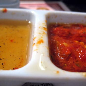 Shik Do Rak - Hot sauce and some oil dip - Korean Near Me - Irvine, California Shik Do Rak - Hot sauce and some oil dip - Korean Near Me - Irvine, California