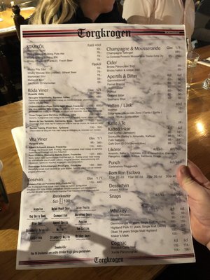 Menu photo 2 Torgkrogen Visby, I