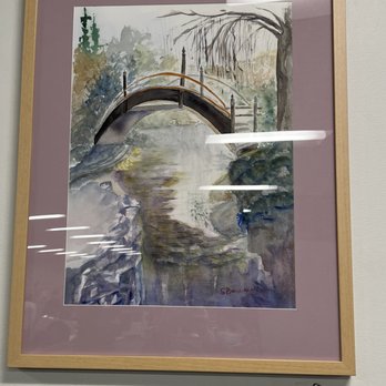 Artistic Picture Framing - Japanese Bridge at Huntington Botanical Gardens - Framing Near Me - Berkeley, California