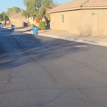 Axle Towing & Impound - Tire marks from 272 feet of dragged rear tires - Towing Near Me