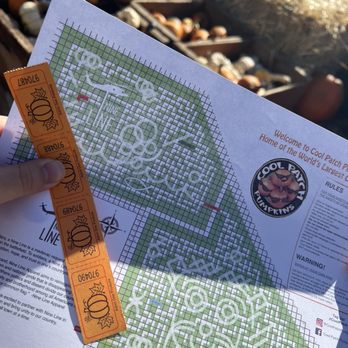 Cool Patch Pumpkins - Corn maze map, ticket - Pumpkin Patches Near Me - Dixon, California