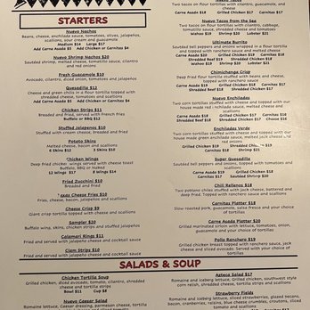 Nuevo Grill & Cantina - Menu - Mexican Near Me - Ramona, California Nuevo Grill & Cantina - Menu - Mexican Near Me - Ramona, California