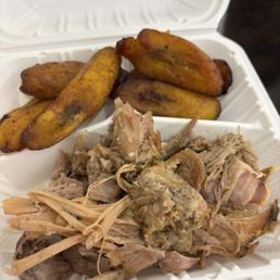Pork and plantains Pork and plantains