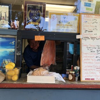 Ideal Seafood - Rick with an amazingly delicious salmon filet! - Seafood Markets Near Me - Ojai, California Ideal Seafood - Rick with an amazingly delicious salmon filet! - Seafood Markets Near Me - Ojai, California