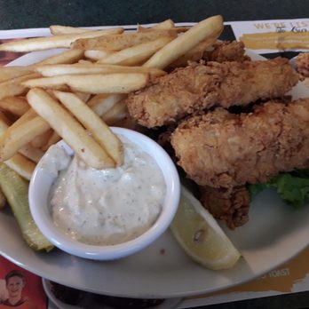 Metro Diner - Fish&Chips with hot& crispy fries, 4 perfectly fried fillets and tartar sauce. - Diners Near Me - Gainesville, Florida Metro Diner - Fish&Chips with hot& crispy fries, 4 perfectly fried fillets and tartar sauce. - Diners Near Me - Gainesville, Florida