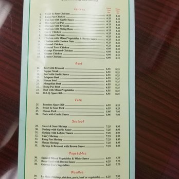 Asian chef - Menu - Chinese Near Me - Las Vegas, Nevada