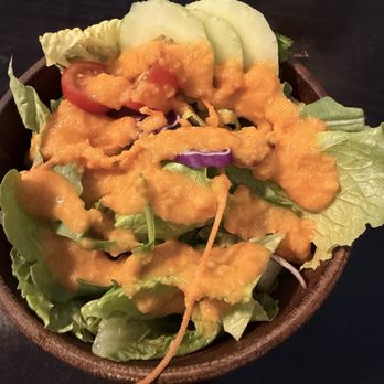 Bincho Tan Bistro - Salad with Ginger dressing - Japanese Near Me - Lutz, Florida