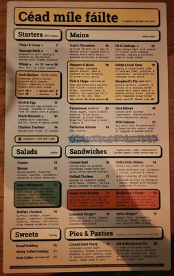 Menu photo 1 McMullan's Irish Pub Las Vegas, NV Menu photo 1 McMullan's Irish Pub Las Vegas, NV