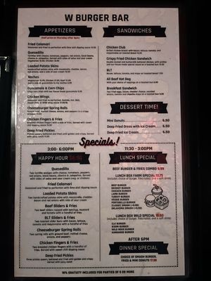 W Burger Bar by null