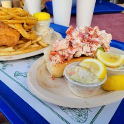 Chatham Fish & Chips - Lobster roll, fish and chips