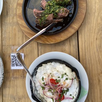 Señor Bear - Asado de Res + Arroz con coco (coconut rice) - Latin American Near Me - Denver, Colorado