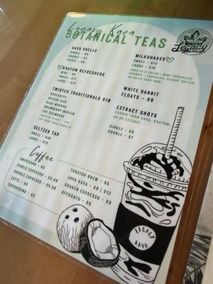 Menu photo 2 Legacy Kava Oviedo, FL